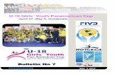 Bulletin No 7 U-18 Pan American Cup - Guatemala