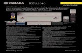 Yamaha AV Receiver RX-A3010