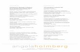 Resume & Academic Work Samples || Angela Holmberg
