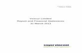 Voscur Limited Report and Financial Statements 31 March 2013