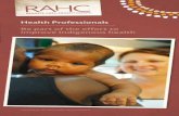 RAHC Brochure - Health Professionals