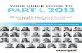 Energist UK 'Quick Guide' - Part L 2013