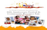 Lao Family 30th Anniversary Program