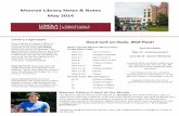 Monroe Library News & Notes (May 2014)