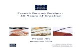 Dossier presse Franck Darnet Design