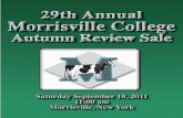 Morrisville College Autumn Review Sale