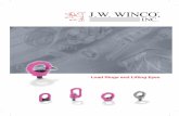 J.W. Winco Load Rings and Lifting Eyes Booklet