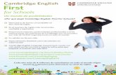 Cambridge English First For Schools Brochure