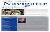 Xavier High School Navigator: April 2013