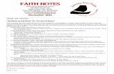 Faith Notes - November