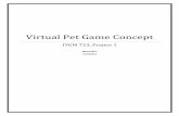 Virtual Pet Game Concept