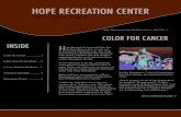 Hope Recreation Center Newsletter