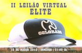 II Leilão Virtual Elite Colorado 2013