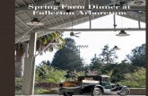 Spring Farm Dinner at Fullerton Arboretum