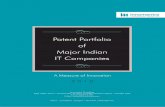 Patent Portfolio of Major Indian IT companies