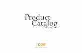 Product Catalog- Fall 2012 - Rope International