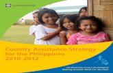 World Bank Country Assistance Strategy for the Philippines (FY 2010-2012)