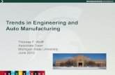 Trends in Engineering and Auto Manufacturing