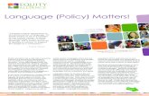 Language Policy Matters