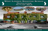 West London Shooting School Newsletter Autumn 2013