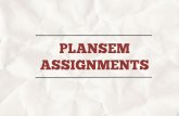 Plansem assignments