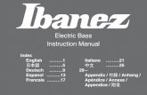 Ibanez bassi elettrici - manuale