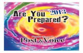 Are You Prepared? 2013