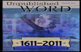 Unpublished Word Journal - Winter 2011