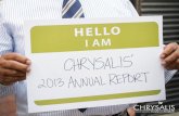Chrysalis' 2013 Annual Report