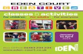 Eden Court CREATIVE Classes & Activities Jan-Apr 2014