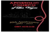 Apostolic Church 50th Anniversary