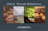 New Vocal Editions