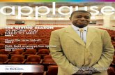 Applause Newsletter - Holiday 2012