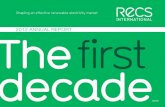 RECS Annual Report 2012 - The first decade