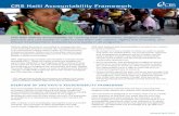 CRS Haiti Accountability Framework