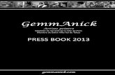 GemmAnick - PRESS BOOK 2013