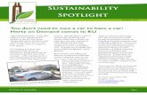 Sustainability Spotlight - August 2012