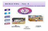Boletin No4 I Campeonato Centroamericano U23 Femenino CRC 2012