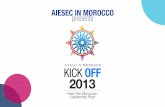 Delegate Mailer #1 by AIESEC Morocco KickOff 2013