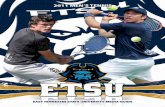 2011 ETSU Men's Tennis Media Guide