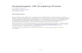 Patrick Janssen: Grasshopper VB Scripting Primer