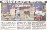 JUNE 2009: Music Zone Celebrates Anniversary