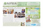 NPBA March 2013 Newsletter