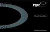 Black light Technical Hires catalogue