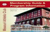 Summer 2013 MAC Membership Guide and Programs Book