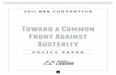 Toward a Common Front Against Austerity