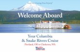 Columbia & Snake Rivers from Portland - Welcome Aboard