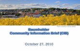 October Community Information Briefing