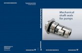 Mechanical shaft seals for pumps