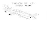 Manuel de Vol Jodel D140 Mousquetaire